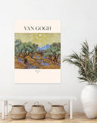 Olive Trees (1889) by Vincent Van Gogh on GIANT ART - landscape text