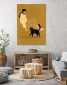 Cat Mum by Bea Muller on GIANT ART - figurative cat