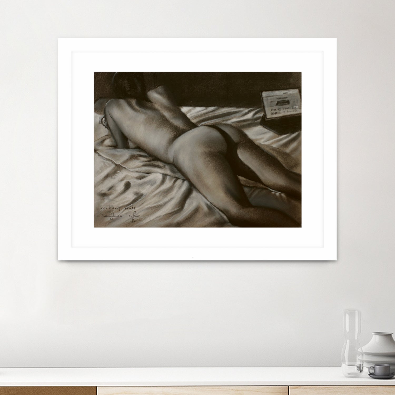 Reclining Nude - 19-09-21 by Corne Akkers on GIANT ART - akkers