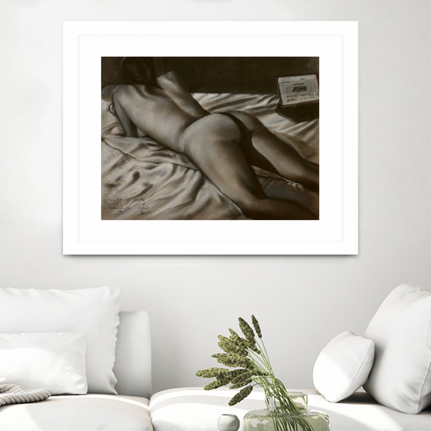 Reclining Nude - 19-09-21 by Corne Akkers on GIANT ART - akkers