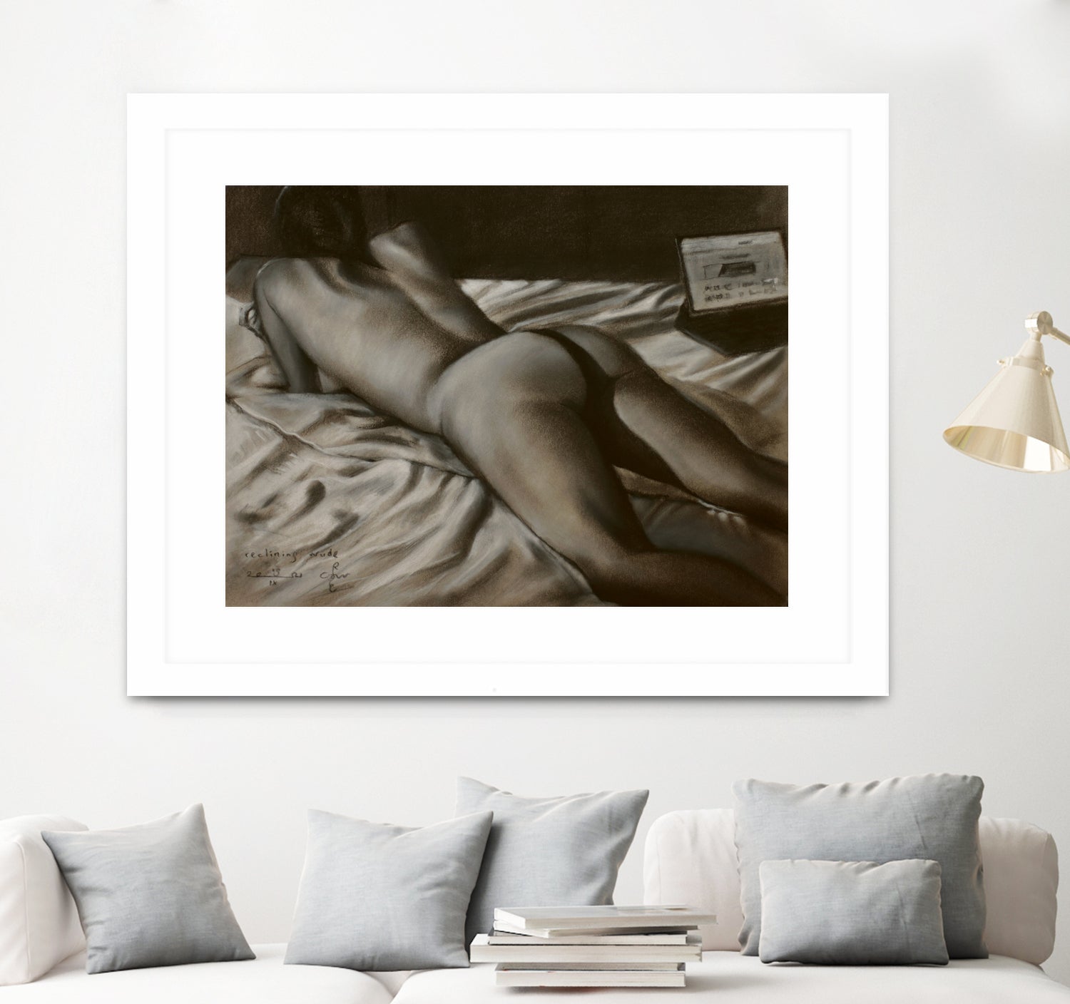 Reclining Nude - 19-09-21 by Corne Akkers on GIANT ART - akkers