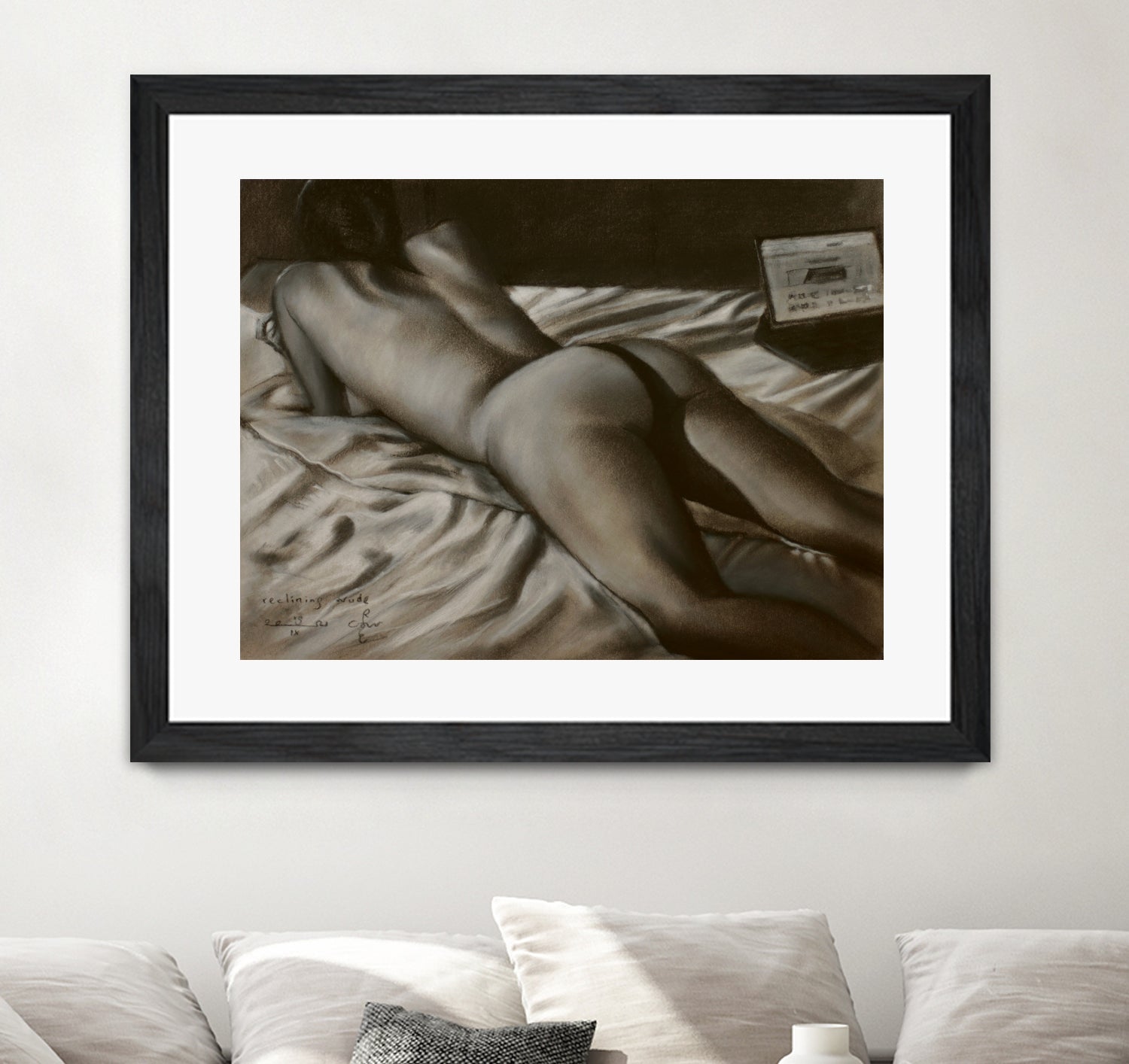 Reclining Nude - 19-09-21 by Corne Akkers on GIANT ART - akkers