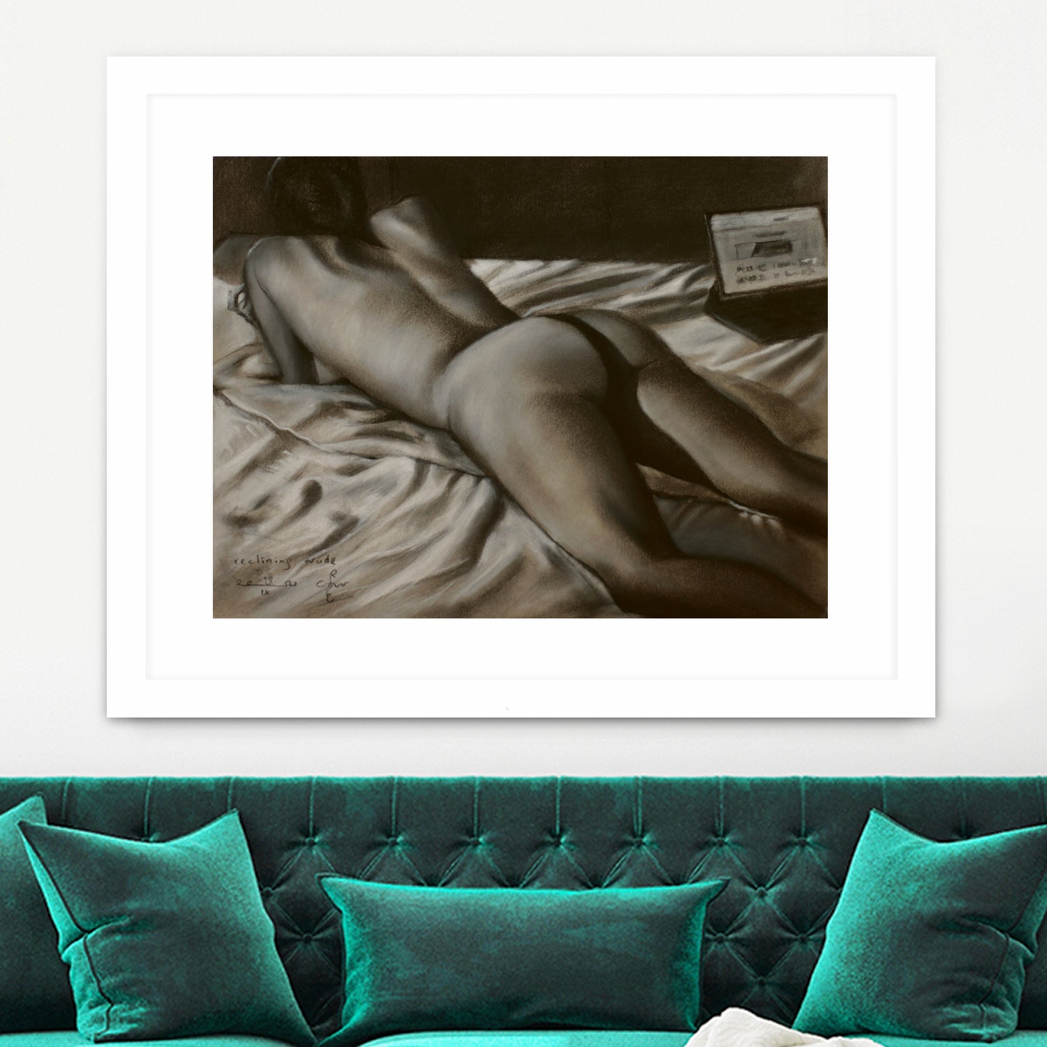 Reclining Nude - 19-09-21 by Corne Akkers on GIANT ART - akkers