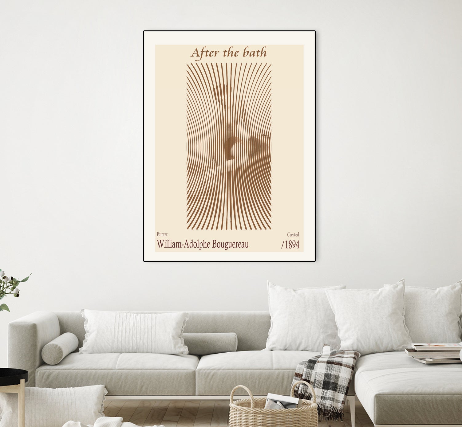 After the Bath a€“ William Adolphe Bouguereau (1875) by Doa Project on GIANT ART - 3000 illustration