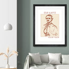 Vintage Poe Portrait by Doa Project on GIANT ART - 3000 illustration