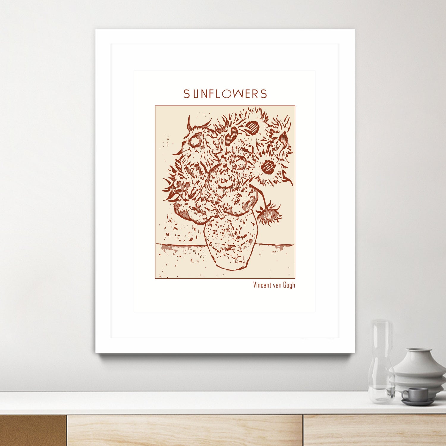 Golden Blooms by Doa Project on GIANT ART - 3000 illustration