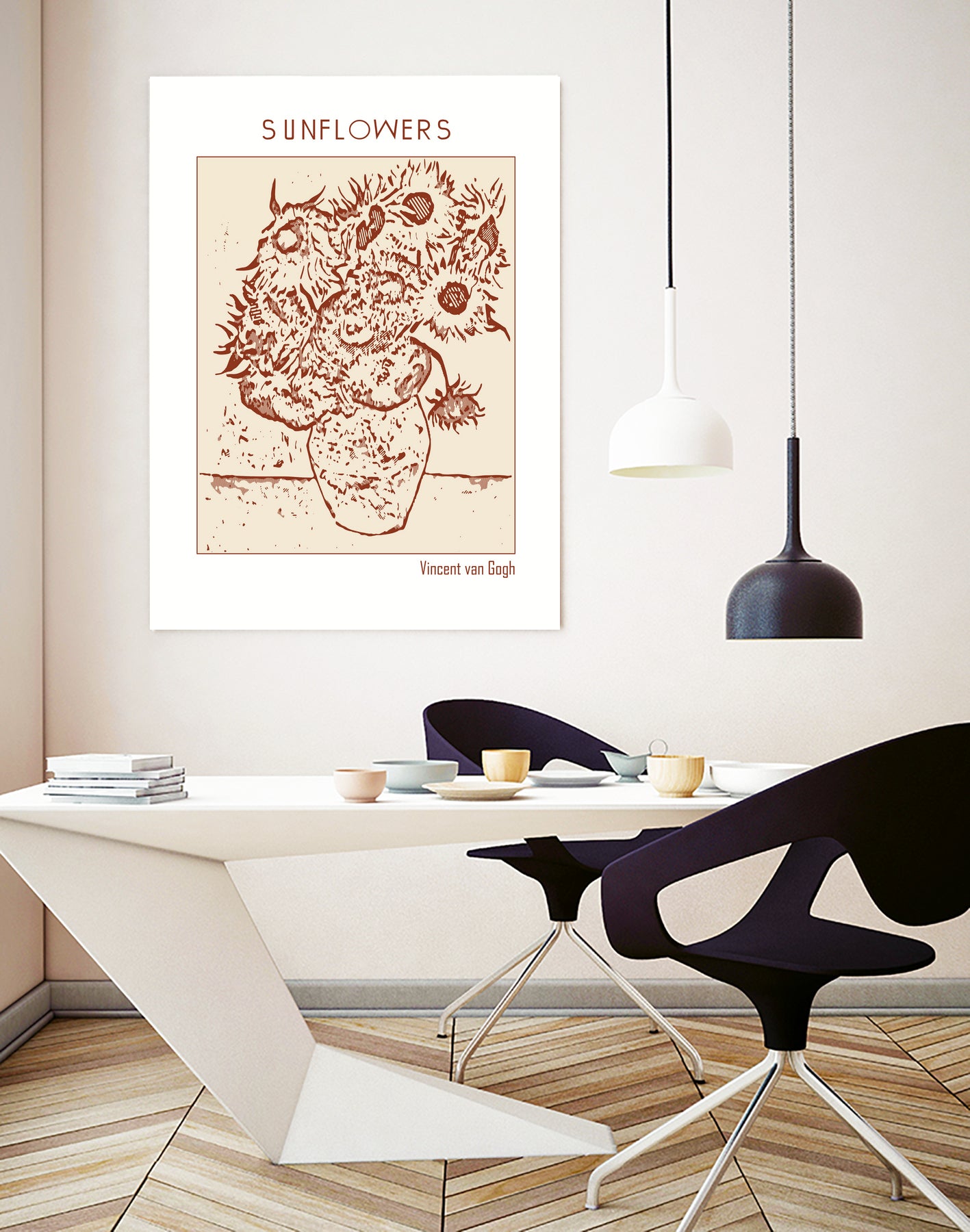 Golden Blooms by Doa Project on GIANT ART - 3000 illustration