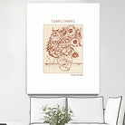 Golden Blooms by Doa Project on GIANT ART - 3000 illustration