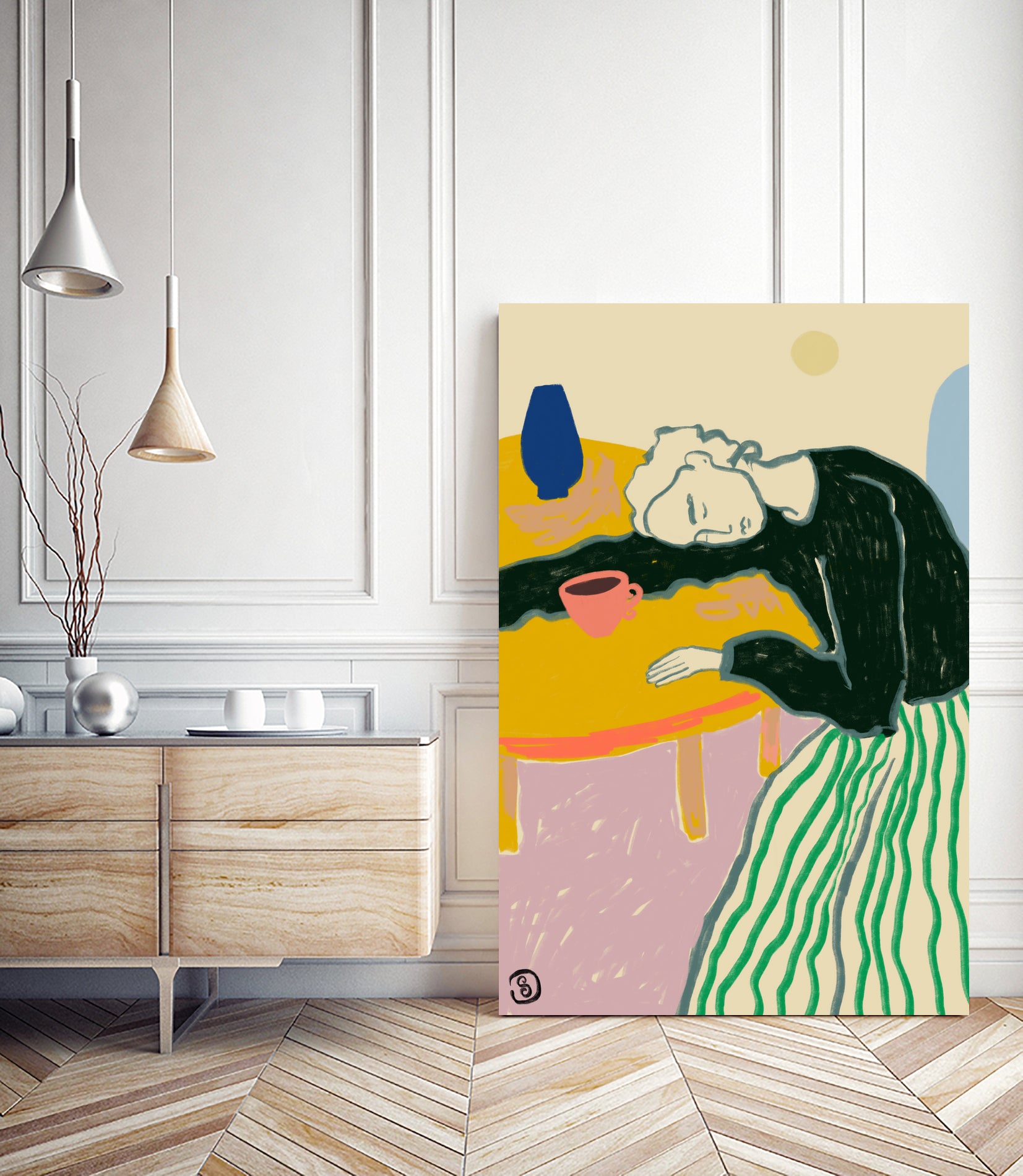 Motherhood by Sandra Poliakov on GIANT ART - figurative mother