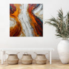 Fiery Orange And Red Hues by Alpenglow Workshop on GIANT ART - abstract abstract art