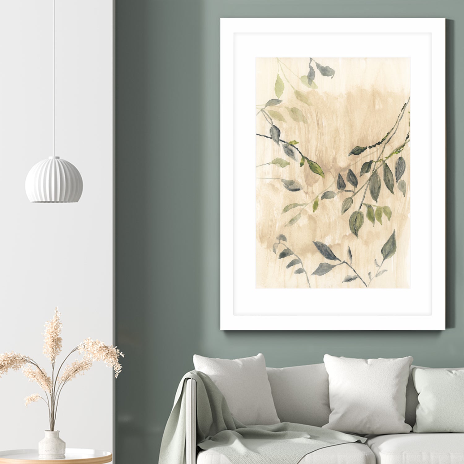 Colour Washed Leaves No1 by cartissi on GIANT ART - leaves flowers and plants leaves