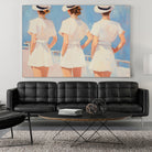 Retro Three Sailors by Melloi Art Prints on GIANT ART - woman paintings woman