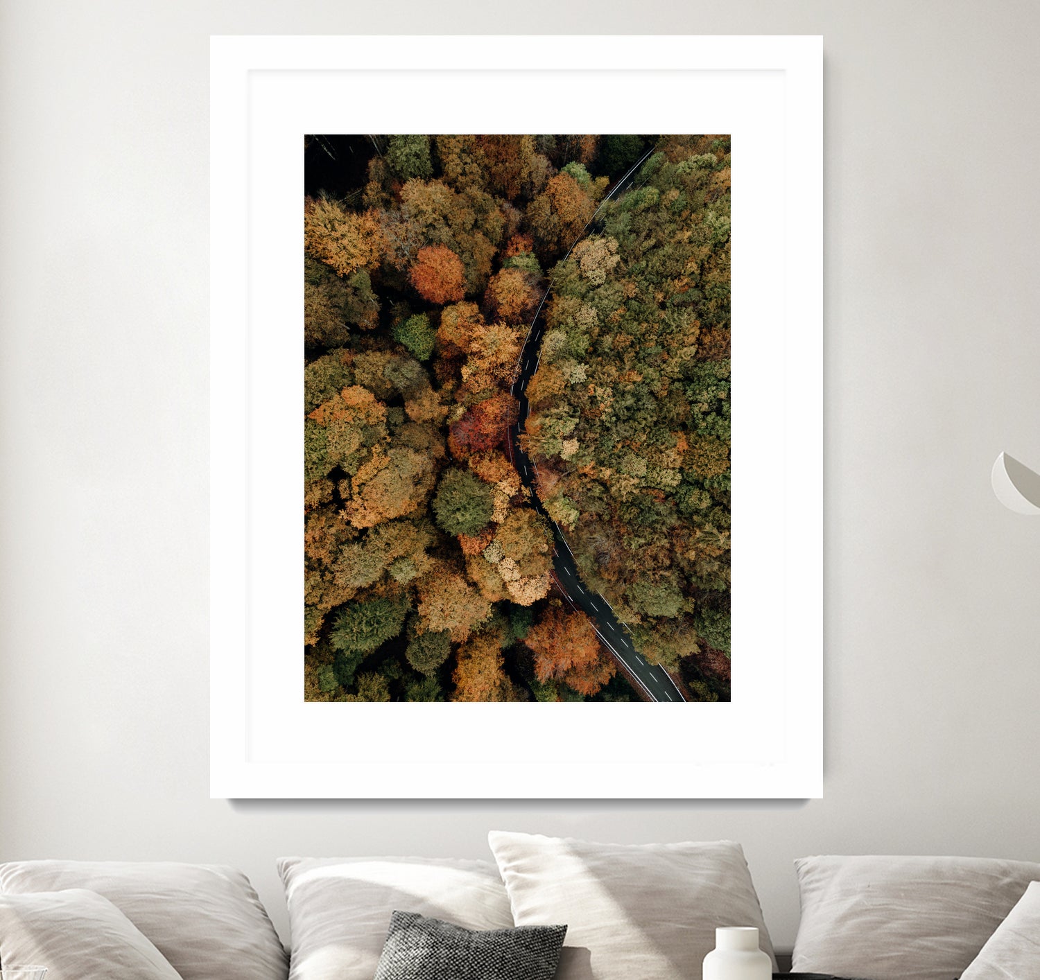 Autumn's Winding Path by Javier Pardina on GIANT ART - forest landscape forest