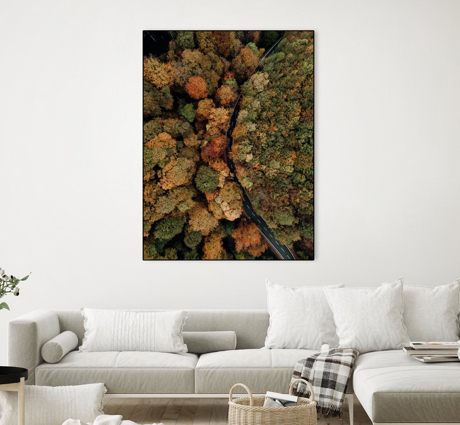 Autumn's Winding Path by Javier Pardina on GIANT ART - forest landscape forest