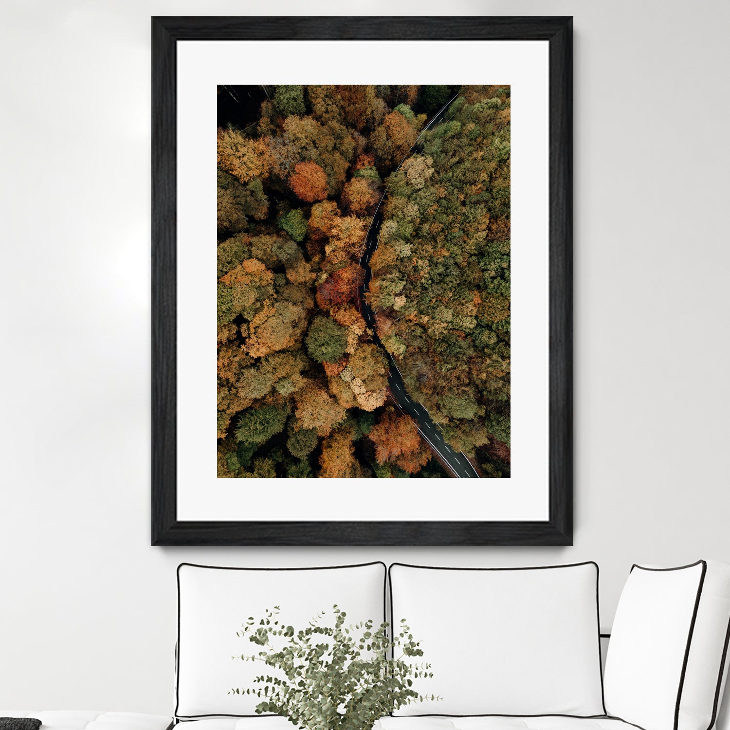 Autumn's Winding Path by Javier Pardina on GIANT ART - forest landscape forest