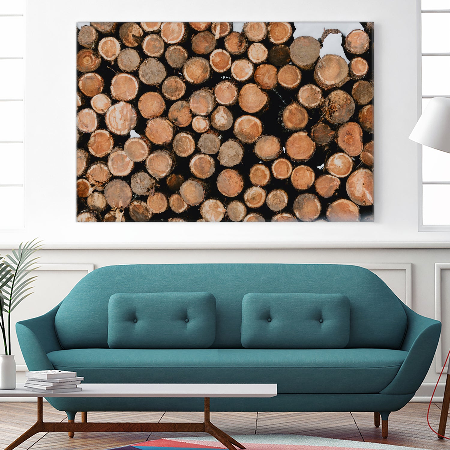 Stacked Timber Beauty by Javier Pardina on GIANT ART - 8192 photography