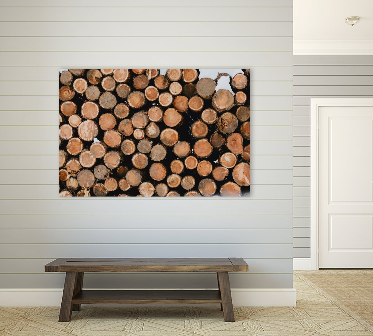 Stacked Timber Beauty by Javier Pardina on GIANT ART - 8192 photography