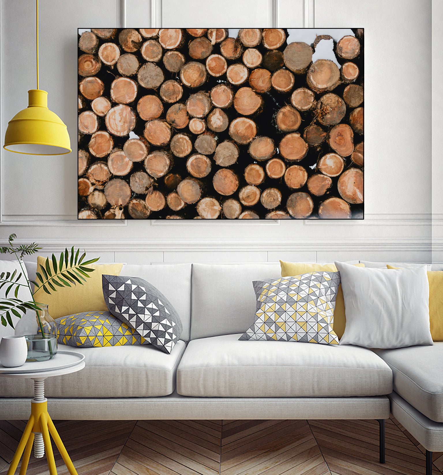 Stacked Timber Beauty by Javier Pardina on GIANT ART - 8192 photography