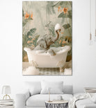 Elephant Bubble Bliss by Niky Rahner on GIANT ART - animals rahner