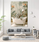 Elephant Bubble Bliss by Niky Rahner on GIANT ART - animals rahner