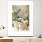 Elephant Bath Joy by Niky Rahner on GIANT ART - animals rahner