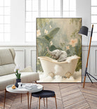 Elephant Bath Joy by Niky Rahner on GIANT ART - animals rahner