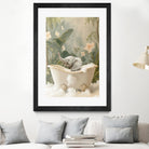 Elephant Bath Joy by Niky Rahner on GIANT ART - animals rahner