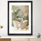 Elephant Bath Joy by Niky Rahner on GIANT ART - animals rahner