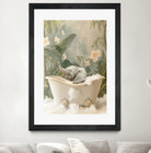 Elephant Bath Joy by Niky Rahner on GIANT ART - animals rahner