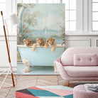 Blue Lagoon Lion Cubs by Niky Rahner on GIANT ART - animals rahner