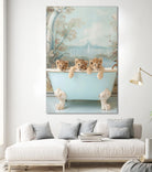 Blue Lagoon Lion Cubs by Niky Rahner on GIANT ART - animals rahner
