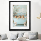 Blue Lagoon Lion Cubs by Niky Rahner on GIANT ART - animals rahner