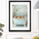 Blue Lagoon Lion Cubs by Niky Rahner on GIANT ART - animals rahner