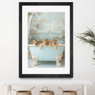 Blue Lagoon Lion Cubs by Niky Rahner on GIANT ART - animals rahner