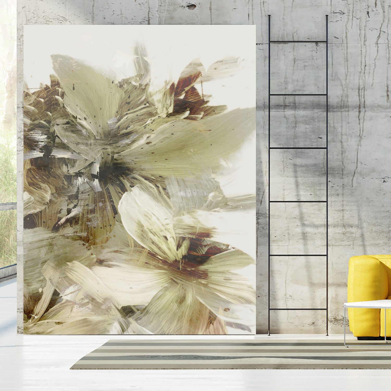 Hill Flowers 2 by Dan Hobday on GIANT ART - ananpainted  ananpainted