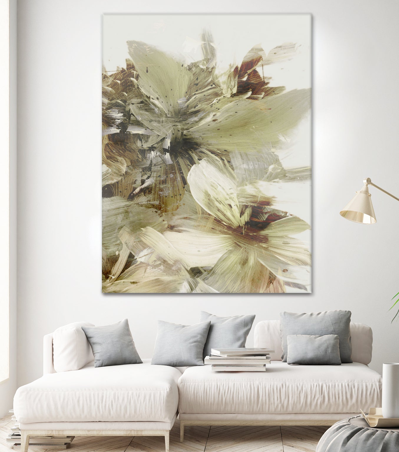 Hill Flowers 2 by Dan Hobday on GIANT ART - ananpainted  ananpainted