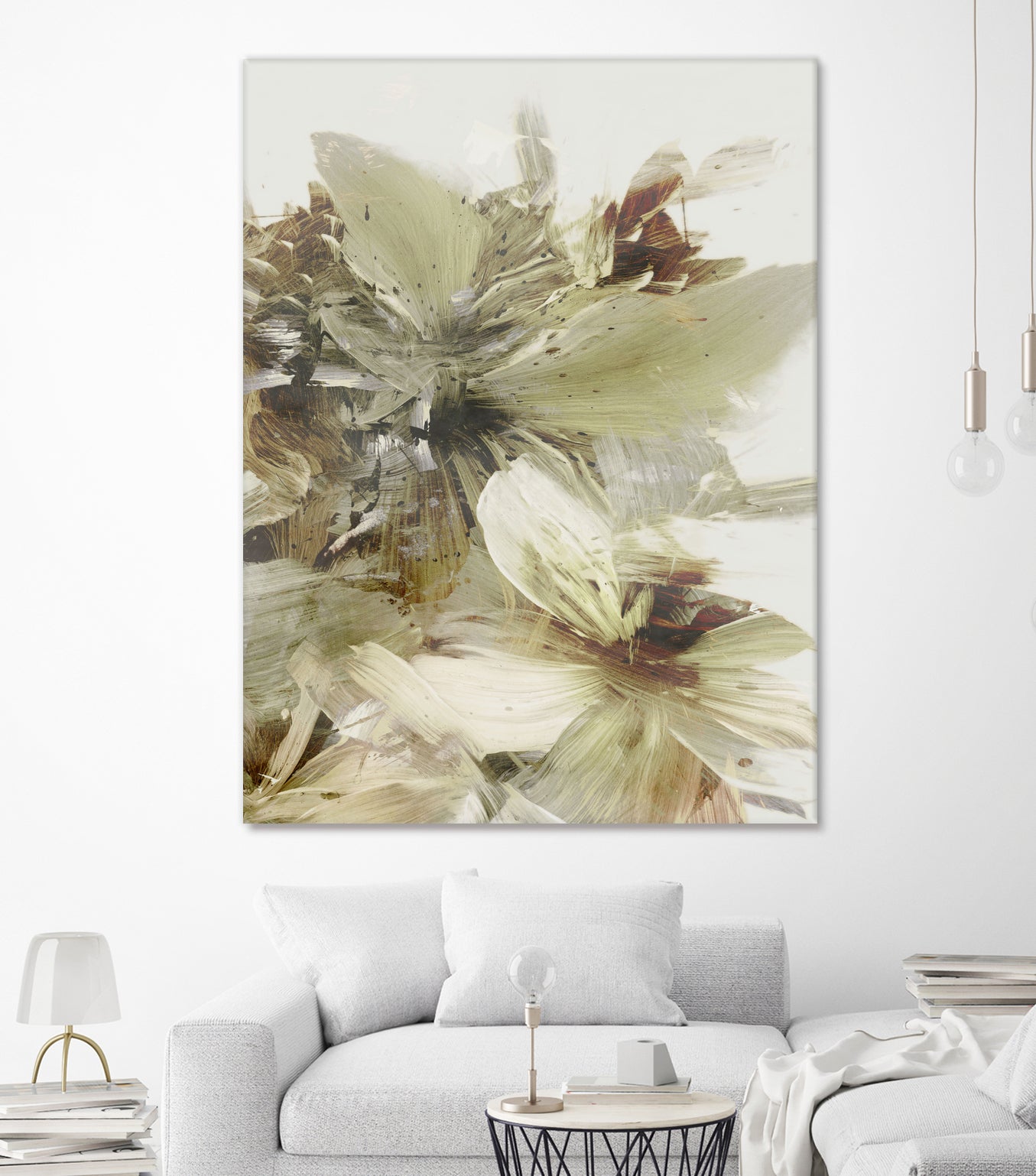 Hill Flowers 2 by Dan Hobday on GIANT ART - ananpainted  ananpainted