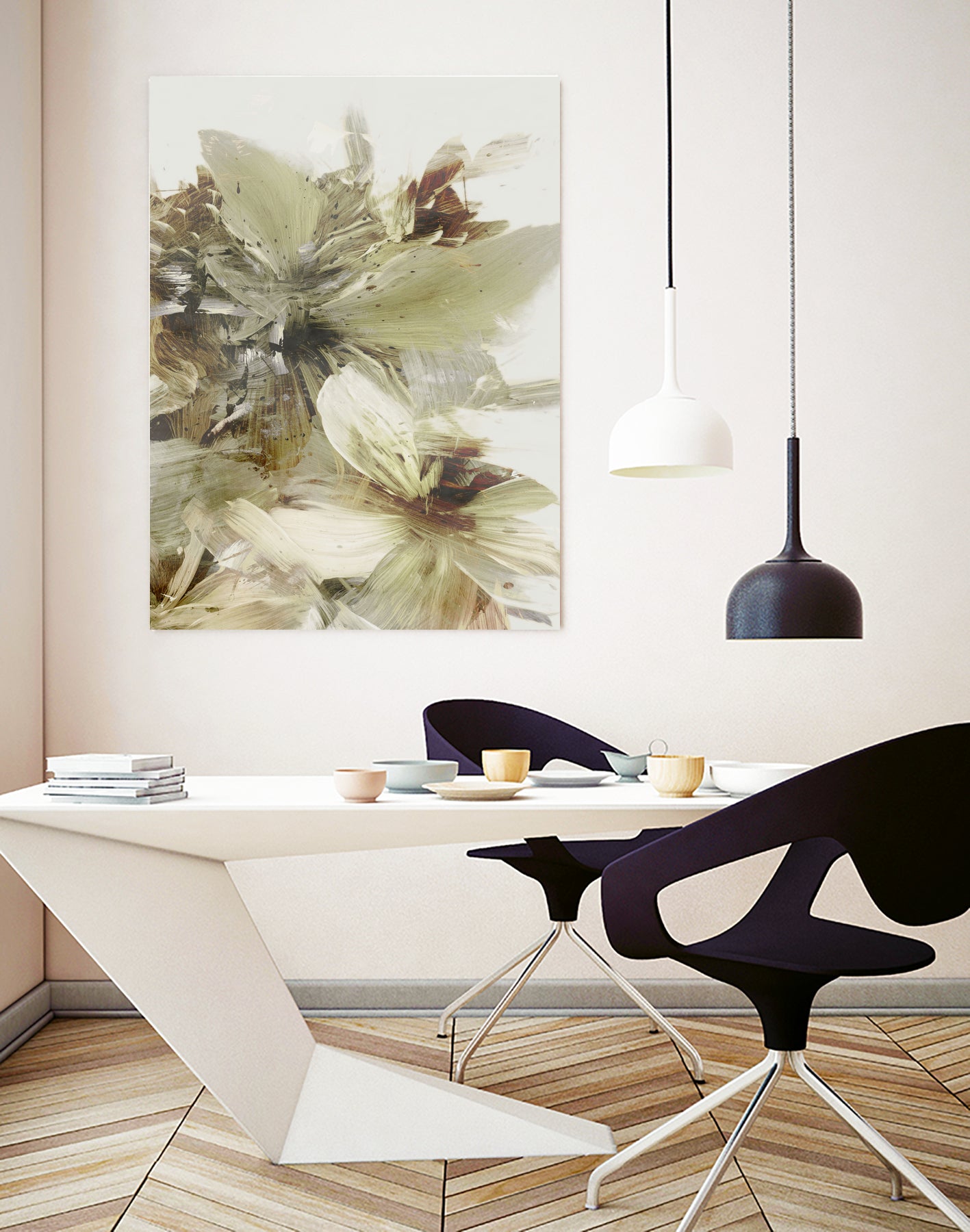 Hill Flowers 2 by Dan Hobday on GIANT ART - ananpainted  ananpainted