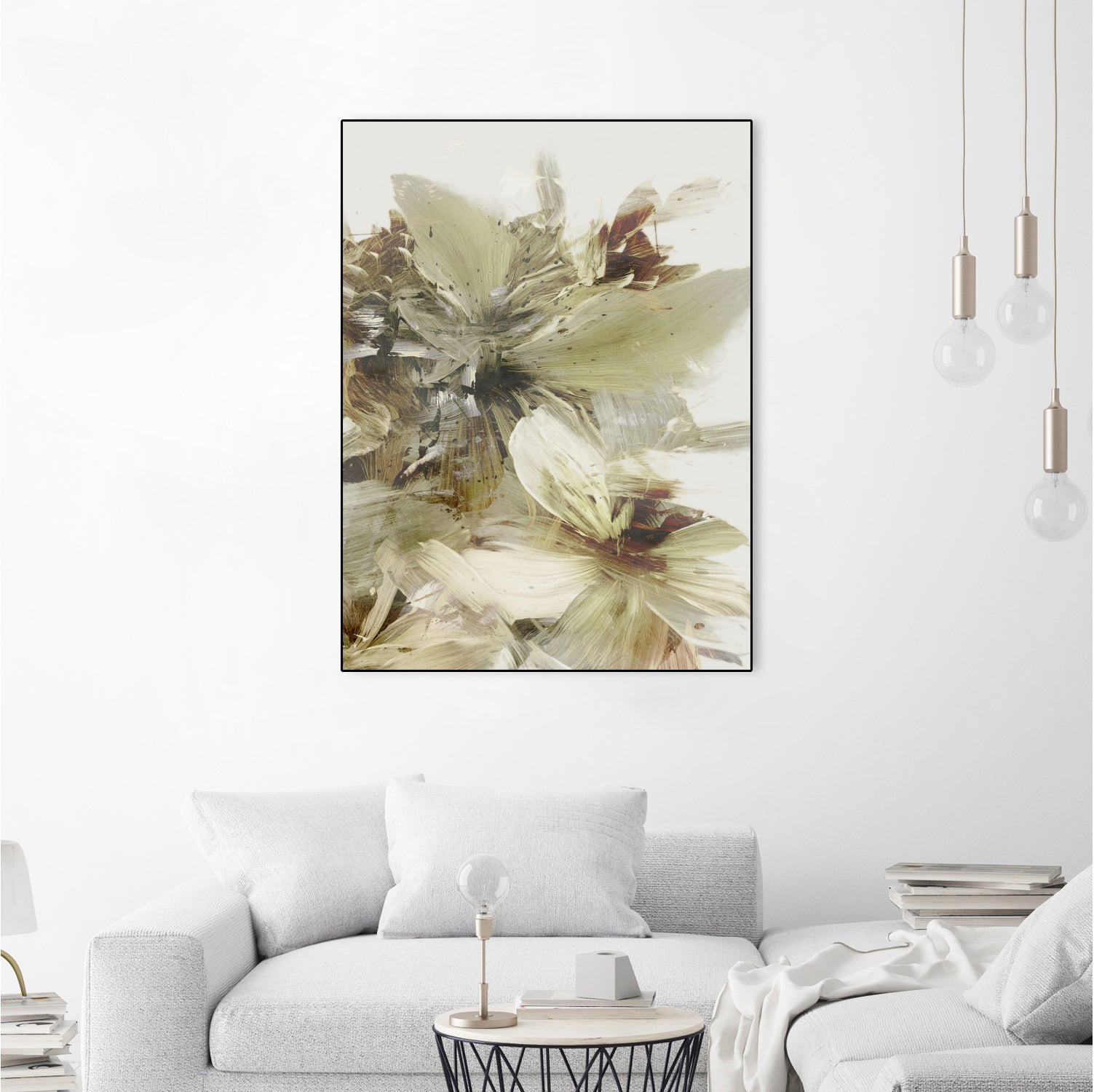 Hill Flowers 2 by Dan Hobday on GIANT ART - ananpainted  ananpainted