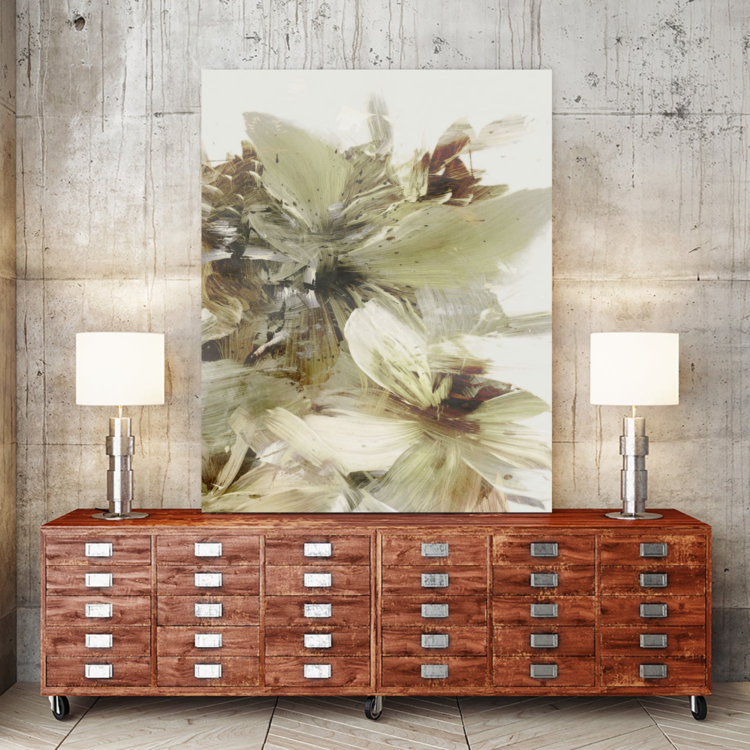 Hill Flowers 2 by Dan Hobday on GIANT ART - ananpainted  ananpainted