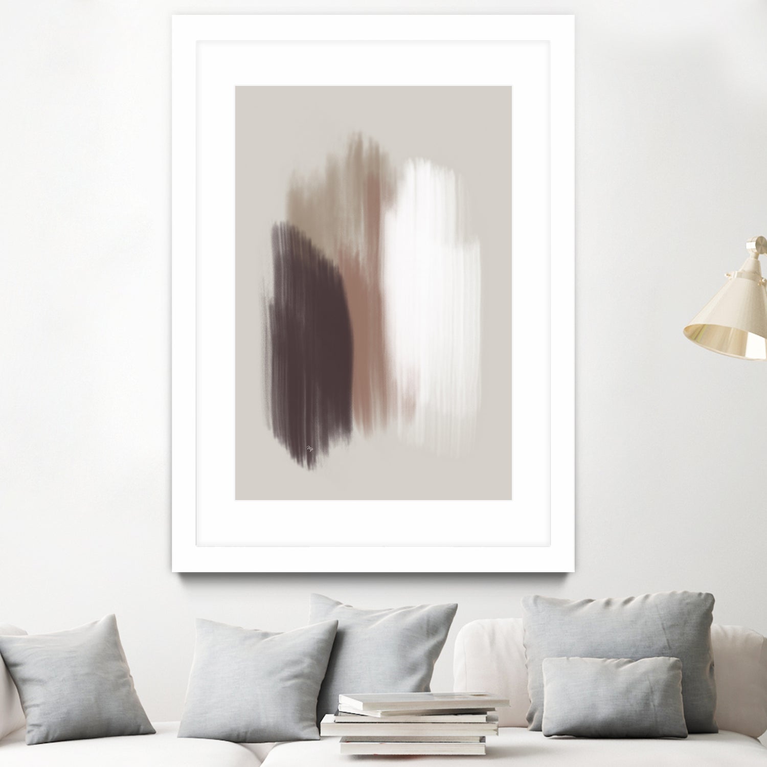 Muted Brush Strokes by Martina on GIANT ART - 4724 photography