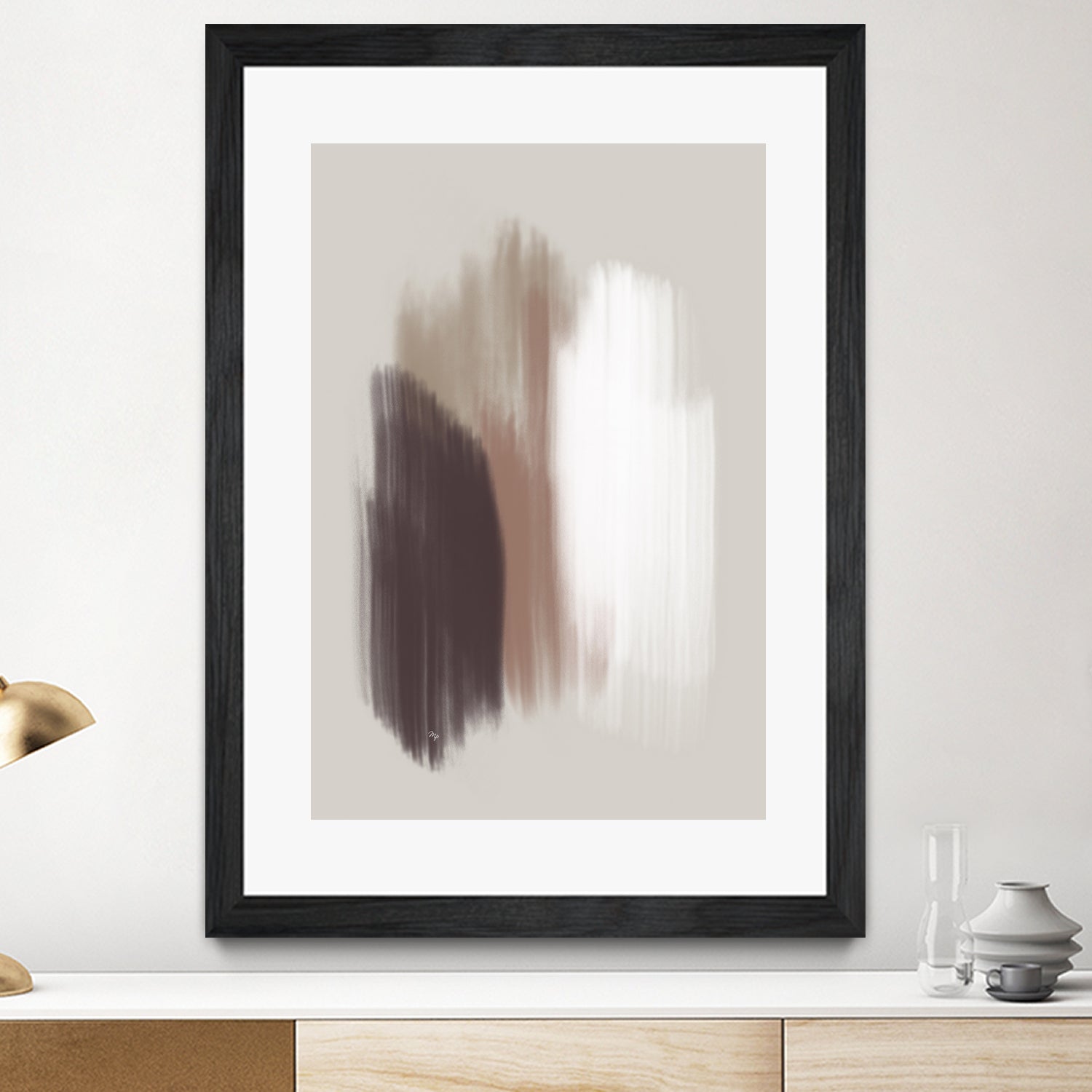 Muted Brush Strokes by Martina on GIANT ART - 4724 photography