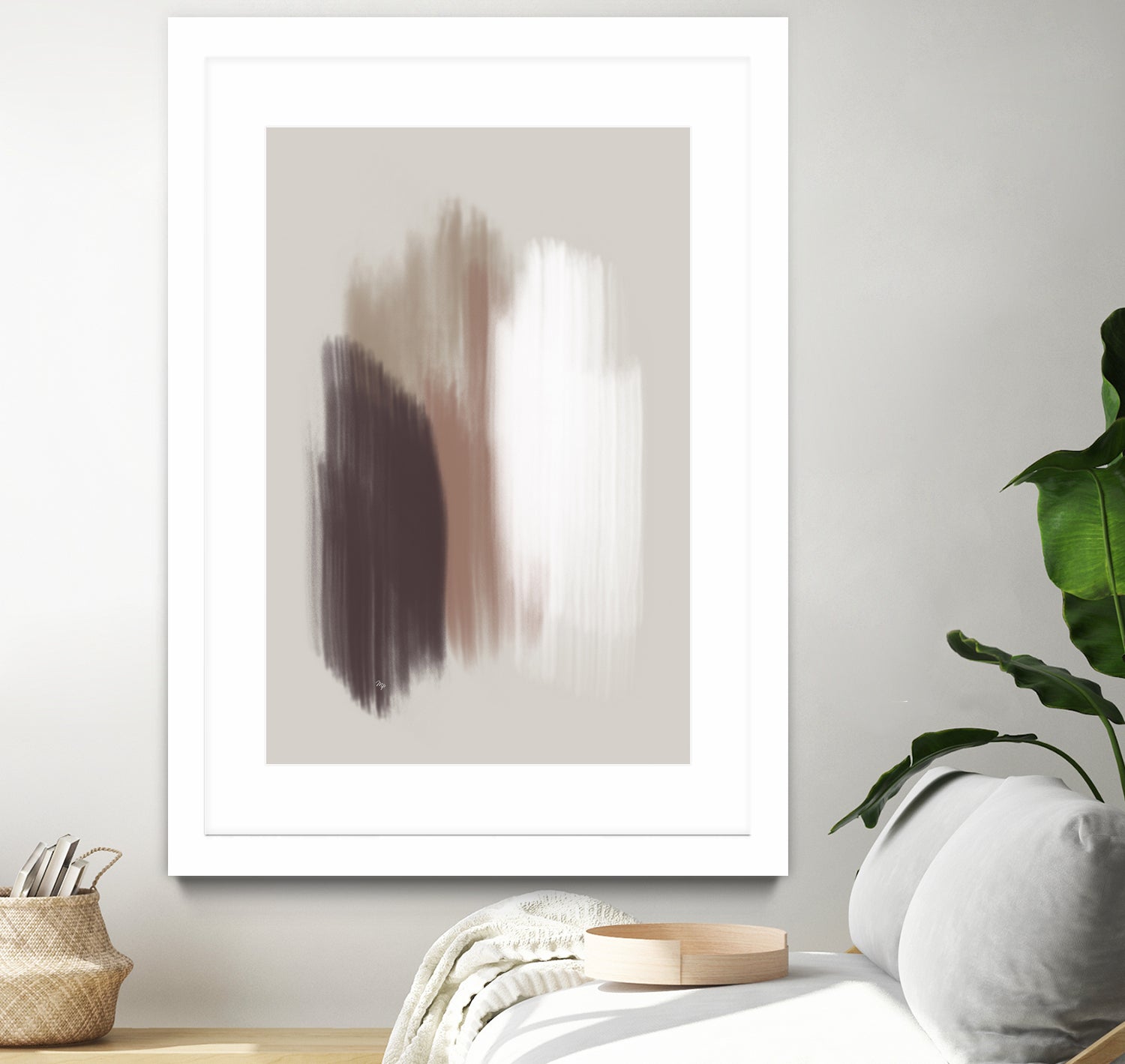 Muted Brush Strokes by Martina on GIANT ART - 4724 photography