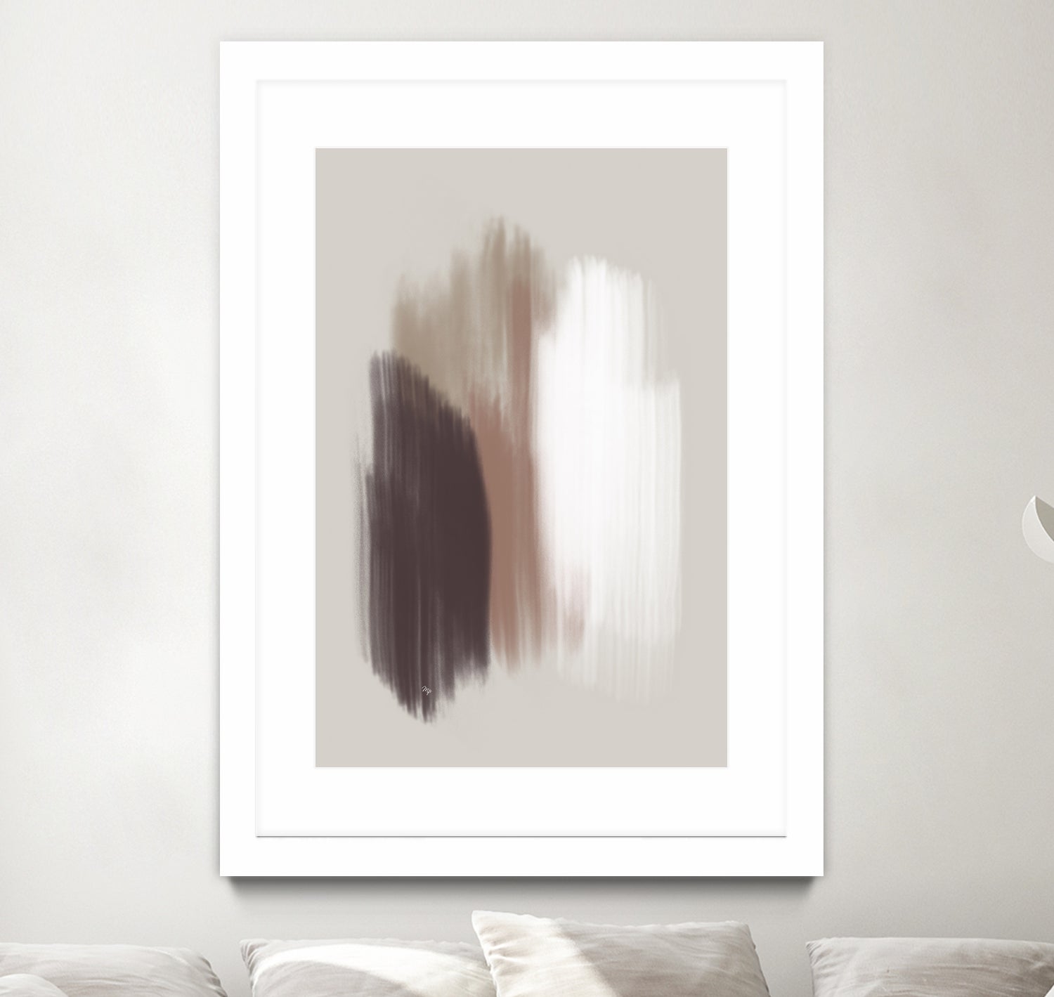 Muted Brush Strokes by Martina on GIANT ART - 4724 photography