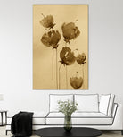 Poppies In Muted Sepia Tones by Santhosh ch on GIANT ART - 11825 illustration