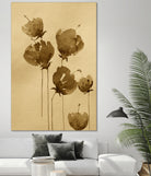 Poppies In Muted Sepia Tones by Santhosh ch on GIANT ART - 11825 illustration