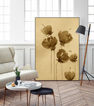 Poppies In Muted Sepia Tones by Santhosh ch on GIANT ART - 11825 illustration