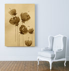 Poppies In Muted Sepia Tones by Santhosh ch on GIANT ART - 11825 illustration