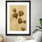 Poppies In Muted Sepia Tones by Santhosh ch on GIANT ART - 11825 illustration