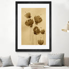 Poppies In Muted Sepia Tones by Santhosh ch on GIANT ART - 11825 illustration
